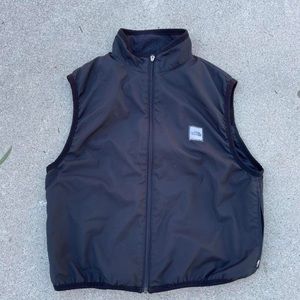 Black North Face Zip-Up Vest